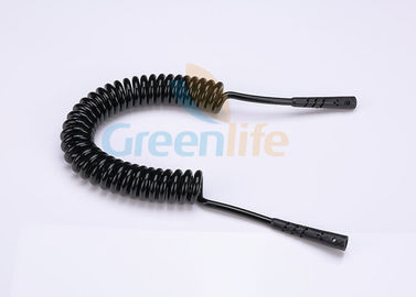 Czarna deska surfingowa Custom Coiled Cable High Strength With Connectors PU Tubbing