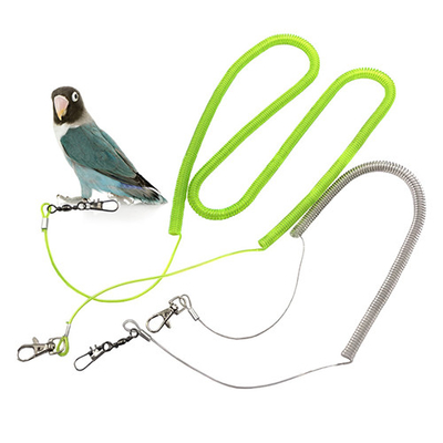 Przezroczyste zielone ptaki Latające liny Pokryte tworzywem sztucznym drut stalowy Ptak Rozszerzająca lina bezpieczeństwa