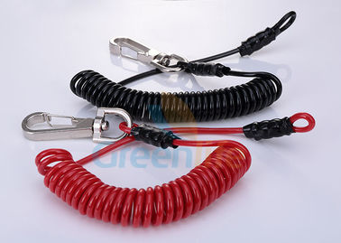 Protec Tools Safe Hot Black / Red Retention Spinki do spinek sprężynowych 3.5MM Cord