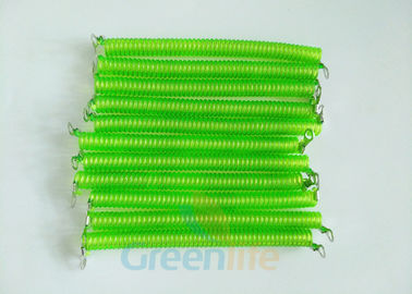 Popularny kabel spiralny Universal Steel Light Transparent Green 10CM długi